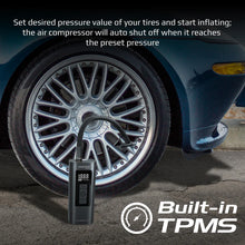 Load image into Gallery viewer, Promate Aerify 4-in-1 Portable Air Compressor & 6000 mAh Power Bank – 150 PSI Inflator with LED SOS Light & Safety Hammer-Flash Zone Electronics فلاش زون للالكترونيات