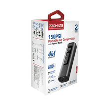 Load image into Gallery viewer, Promate Aerify 4-in-1 Portable Air Compressor & 6000 mAh Power Bank – 150 PSI Inflator with LED SOS Light & Safety Hammer-Flash Zone Electronics فلاش زون للالكترونيات