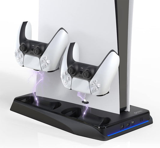 Porodo Gaming Multi-Function Cooling & Charging Hub for PS5-Flash Zone Electronics فلاش زون للالكترونيات