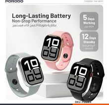 Load image into Gallery viewer, Porodo AeroFit II 2.01" Sport Smart Watch – Bluetooth Calling & Health Monitoring-Flash Zone Electronics فلاش زون للالكترونيات