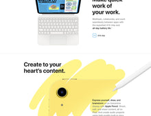 Load image into Gallery viewer, Apple iPad 11-inch: A16 chip, 11-inch Model, Liquid Retina Display, 128GB, Wi-Fi 6, 12MP Front/12MP Back Camera, Touch ID, All-Day Battery Life — Blue