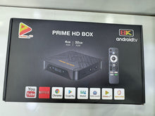 Load image into Gallery viewer, Android 12 Prime ott Pro IPTV Box, live 13000 chanles unlimited series and movies H618 Processor, 4GBram 32GB romMali-G31 GPU, 2.4GHz/5GHz Dual Wi-Fi, 12 months warranty made by US-Flash Zone Electronics فلاش زون للالكترونيات