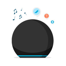 Load image into Gallery viewer, Echo Dot (5th Gen) | smart bluetooth speaker with vibrant sound and Alexa | Use your voice to control smart home devices, play music or the Quran, and more (speaks English & Khaleeji) | Charcoal