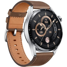 Load image into Gallery viewer, HUAWEI Watch GT 3 – Stainless Steel Case with Brown Leather Strap-Flash Zone Electronics فلاش زون للالكترونيات