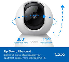 قم بتحميل الصورة إلى عارض الصور، TP‑Link Tapo C200 Pan/Tilt 1080p Full HD Home Security Wi‑Fi Camera-Flash Zone Electronics فلاش زون للالكترونيات