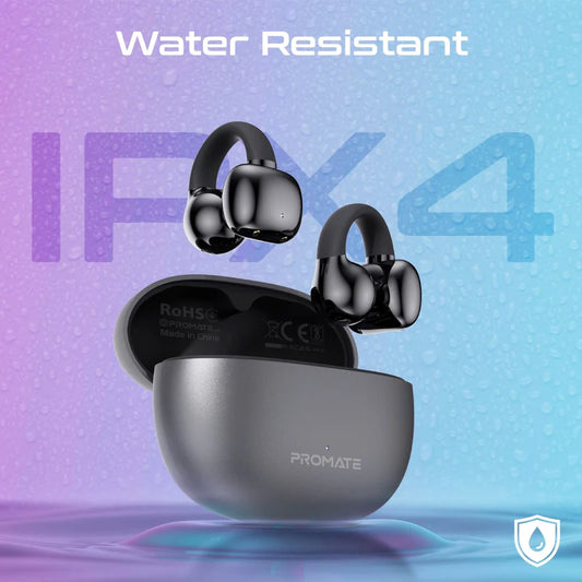 Promate AudioFit Open Ear Clip On TWS Earbuds with IntelliTouch-Flash Zone Electronics فلاش زون للالكترونيات