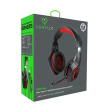 Load image into Gallery viewer, Vertux Denali Gaming Headset (Red)-Flash Zone Electronics فلاش زون للالكترونيات