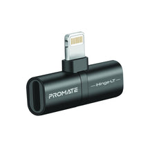 Load image into Gallery viewer, Promate iHinge-LT Lightning Jack Adapter, Ultra-Slim 2-In-1 Lightning Male to Lightning-Flash Zone Electronics             فلاش زون للالكترونيات
