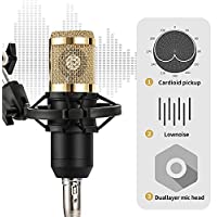 Load image into Gallery viewer, WINNER BM-800 Podcast Condenser Microphone Bundle with v8 Sound Card/Condenser Studio Microphone for Laptop Computer Vlog Living Broadcast Live Streaming YouTube TikTok Gamer-Flash Zone Electronics فلاش زون للالكترونيات