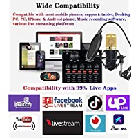 Load image into Gallery viewer, WINNER BM-800 Podcast Condenser Microphone Bundle with v8 Sound Card/Condenser Studio Microphone for Laptop Computer Vlog Living Broadcast Live Streaming YouTube TikTok Gamer-Flash Zone Electronics فلاش زون للالكترونيات