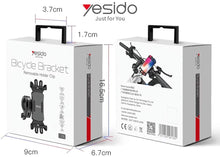 Load image into Gallery viewer, YESIDO C66 Premium Bike Bicycle Motorcycle Mobile Phone Holder Mount-Flash Zone Electronics             فلاش زون للالكترونيات