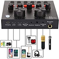 Load image into Gallery viewer, WINNER BM-800 Podcast Condenser Microphone Bundle with v8 Sound Card/Condenser Studio Microphone for Laptop Computer Vlog Living Broadcast Live Streaming YouTube TikTok Gamer-Flash Zone Electronics فلاش زون للالكترونيات