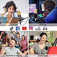 Load image into Gallery viewer, WINNER BM-800 Podcast Condenser Microphone Bundle with v8 Sound Card/Condenser Studio Microphone for Laptop Computer Vlog Living Broadcast Live Streaming YouTube TikTok Gamer-Flash Zone Electronics فلاش زون للالكترونيات
