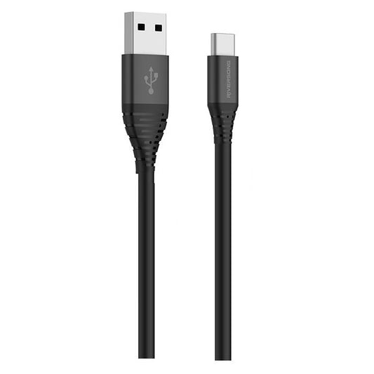 Riversong Alpha S Nylon Braided Type-C Cable-Flash Zone Electronics فلاش زون للالكترونيات