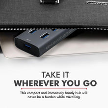 Load image into Gallery viewer, Promate EzHub-7 Aluminium Alloy Powered USB Hub • 7 USB 3.0 Ports • USB-C Adaptor • 5Gbps Transfer Rate • Data & Charge-Flash Zone Electronics فلاش زون للالكترونيات