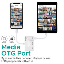 Load image into Gallery viewer, Promate GigaLink-i 3-in-1 High Speed OTG Lightning Hub-Flash Zone Electronics فلاش زون للالكترونيات