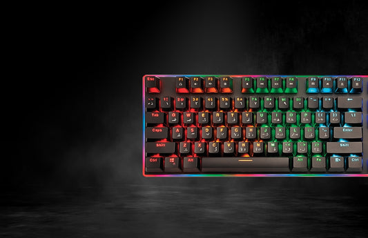 Porodo Mechanical Gaming Keyboard ( English / Arabic )-Flash Zone Electronics فلاش زون للالكترونيات
