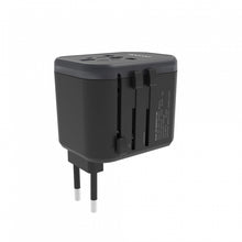 Load image into Gallery viewer, Porodo Universal Travel Charger with Dual Port PD 18W + QC3.0-Flash Zone Electronics فلاش زون للالكترونيات