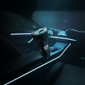 MYX PRO DRIVEVOLT 100W Car Charger – High‑Power Dual‑Port Fast Charging Adapter-Flash Zone Electronics فلاش زون للالكترونيات