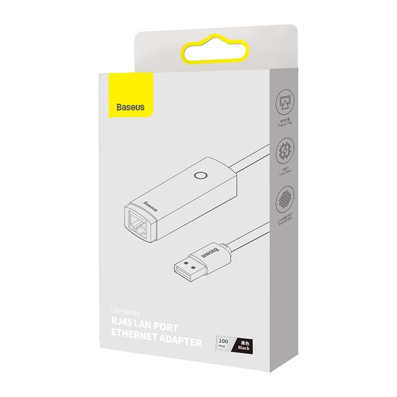 Baseus AirJoy / Lite Series RJ45 LAN Ethernet Adapter – Gigabit Wired Network-Flash Zone Electronics فلاش زون للالكترونيات