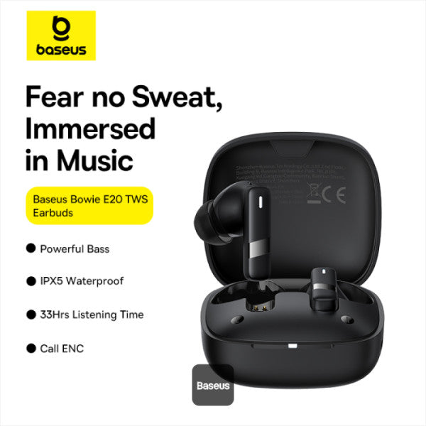 Baseus Bowie E20 True Wireless Earphones / Earbuds-Flash Zone Electronics فلاش زون للالكترونيات