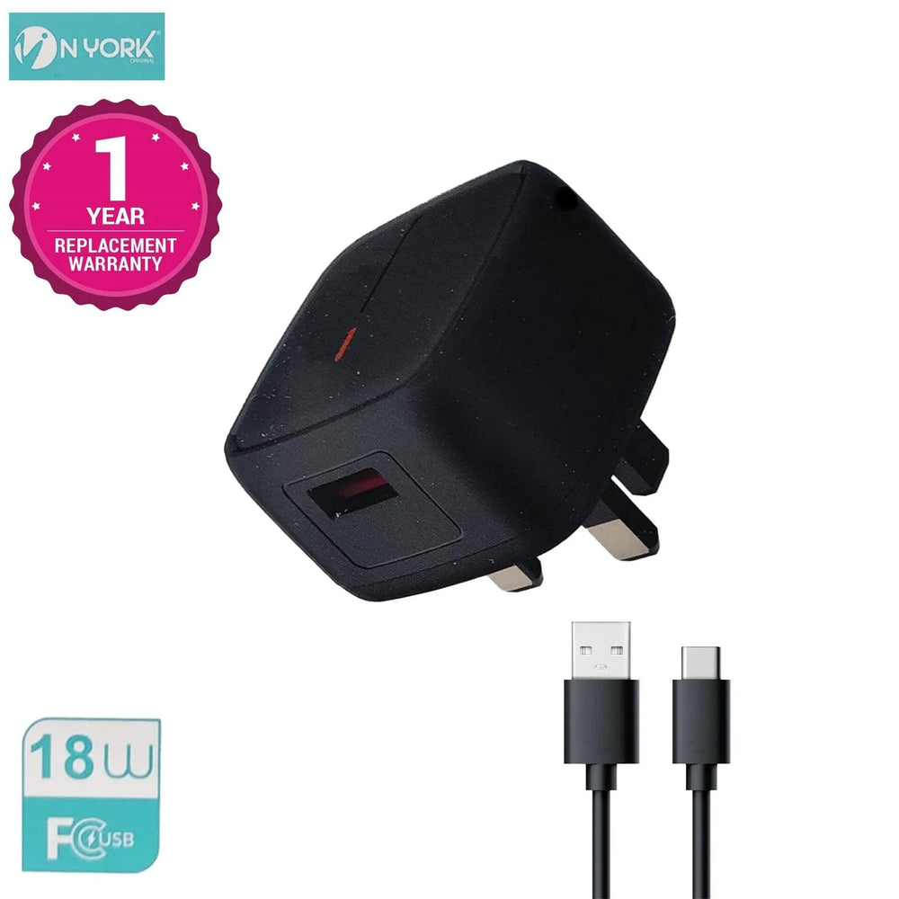 NYork 18W Type‑C Cable With Charger-Flash Zone Electronics فلاش زون للالكترونيات