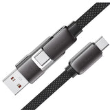 AceFast AceWire Pro Multi‑Functional Fast Charging & Data Cable (USB‑A & USB‑C → USB‑C, 60W)-Flash Zone Electronics فلاش زون للالكترونيات