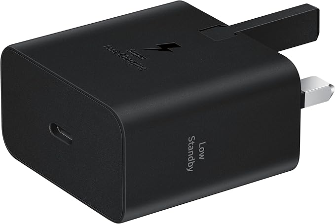 Samsung 25W Power Adapter, Black (UAE Version)-Flash Zone Electronics فلاش زون للالكترونيات