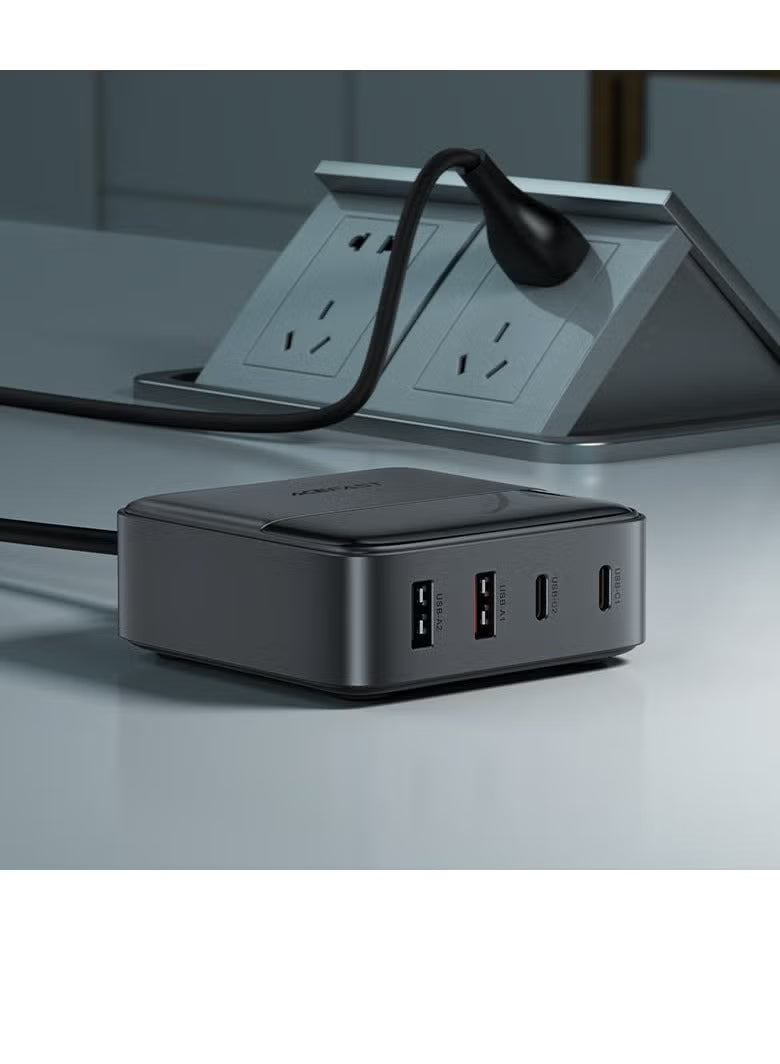 ACEFAST Z6 PD65W GaN Desktop Power Station (UK) – 2×USB-C + 2×USB-A