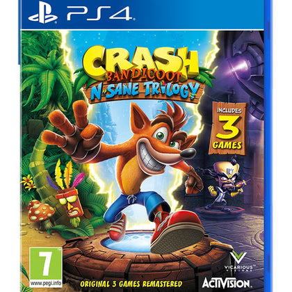 Crash Bandicoot N. Sane Trilogy – PS4 Disc-Flash Zone Electronics فلاش زون للالكترونيات