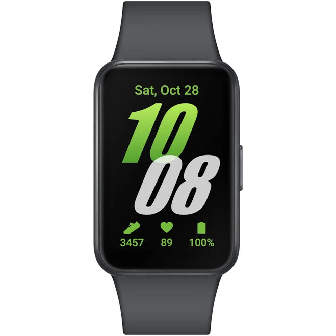 Samsung Galaxy Fit3 – Gray Fitness Tracker Band with 1.6″ AMOLED Display-Flash Zone Electronics فلاش زون للالكترونيات