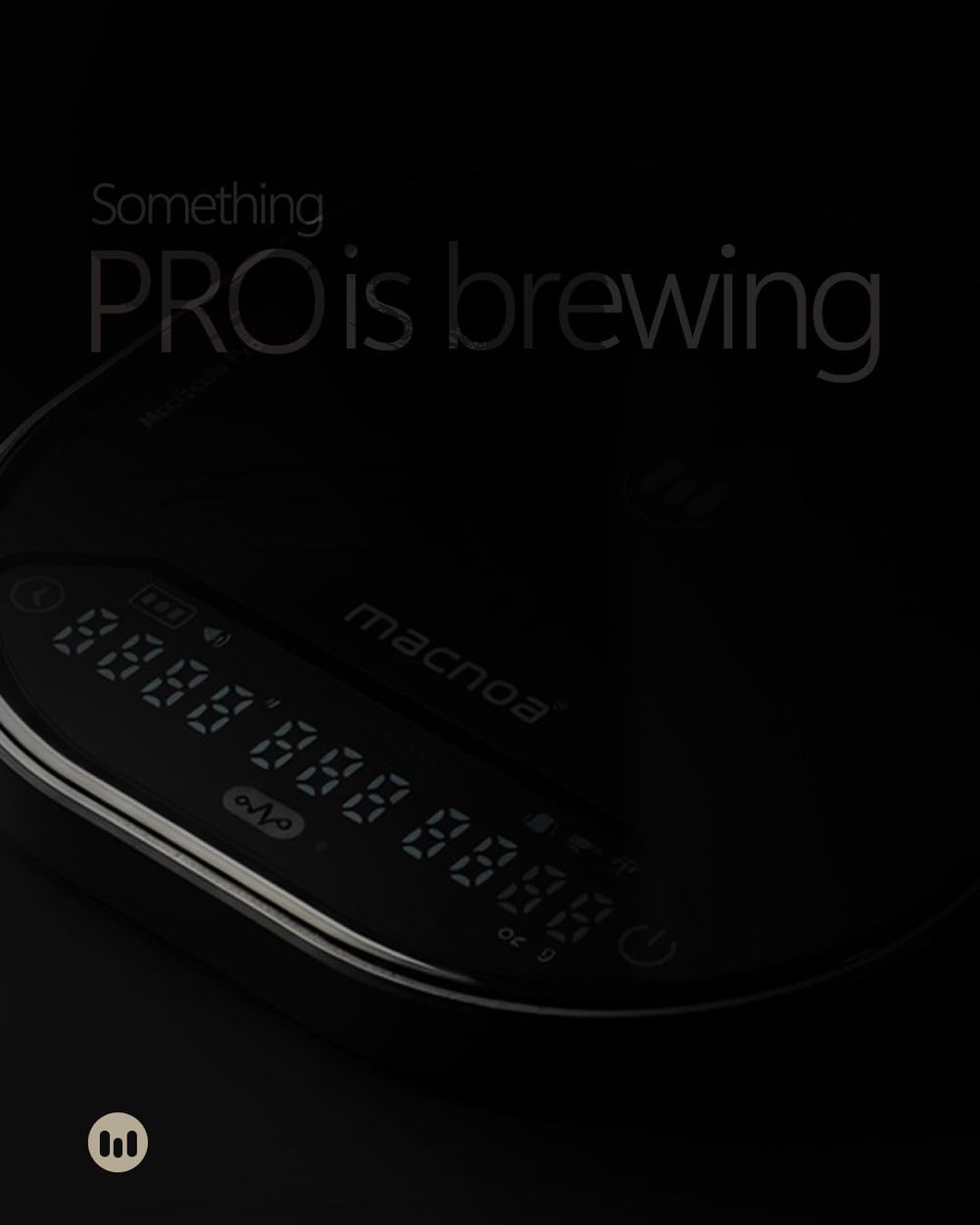 MACNOA MacScale Pro Intelligent Digital Coffee Scale with Timer, 0.1g Precision, 2000g Capacity, Espresso & Pour-Over Modes, Rechargeable, Black-Flash Zone Electronics فلاش زون للالكترونيات