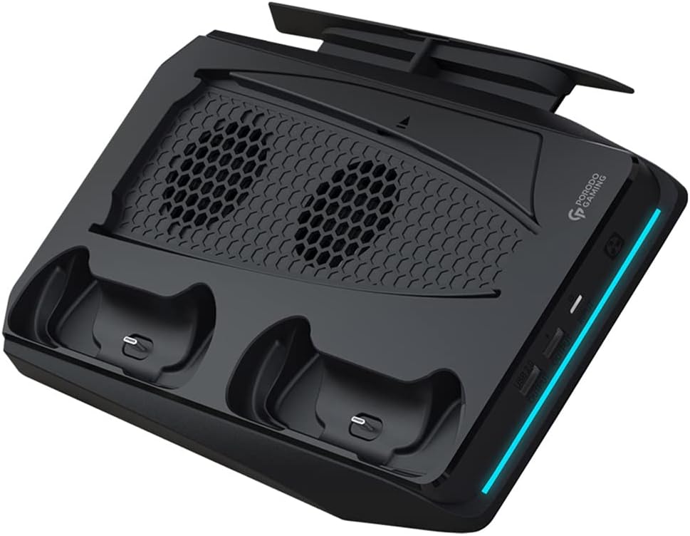 Porodo Gaming Multi-Function Cooling & Charging Hub for PS5-Flash Zone Electronics فلاش زون للالكترونيات