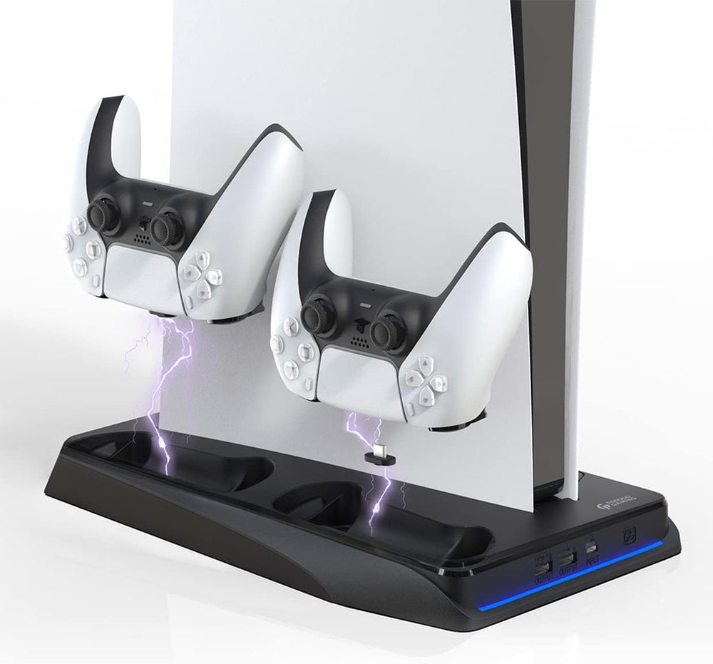 Porodo Gaming Multi-Function Cooling & Charging Hub for PS5-Flash Zone Electronics فلاش زون للالكترونيات