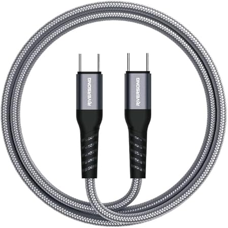 RIVERSONG Hercules C6 USB‑C to USB‑C 100W PD Fast Charging Cable-Flash Zone Electronics فلاش زون للالكترونيات