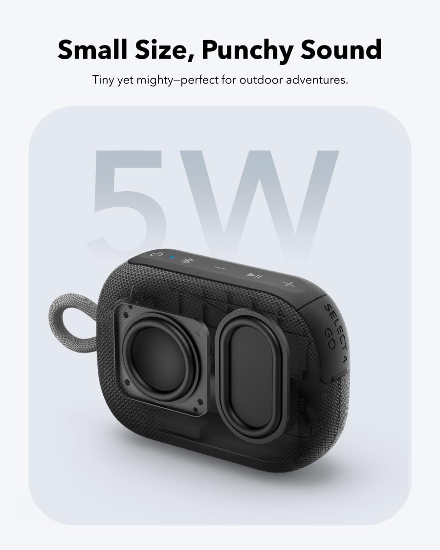Soundcore Select 4 Go Portable Bluetooth Speaker with IP67 Waterproof & 20H Playtime-Flash Zone Electronics فلاش زون للالكترونيات