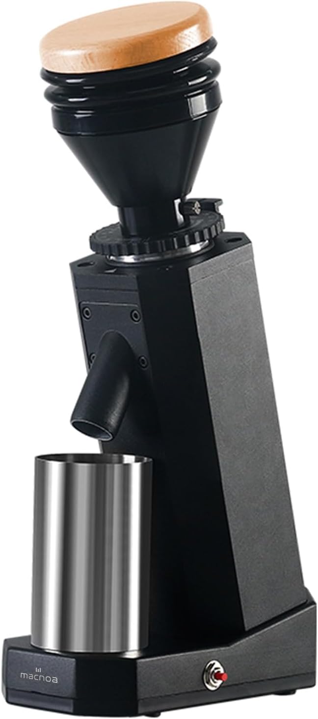 MACNOA MacGrind Grande DLC Coffee Grinder, 19 Grind Settings, 40mm DLC Burr, 150W Electric Grinder for Espresso, Filter, French Press & Cold Brew-Flash Zone Electronics فلاش زون للالكترونيات
