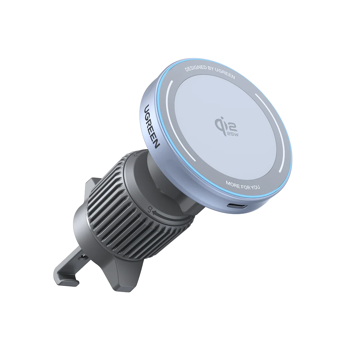 UGREEN MagFlow Magnetic Wireless Car Charger 25W-Flash Zone Electronics فلاش زون للالكترونيات