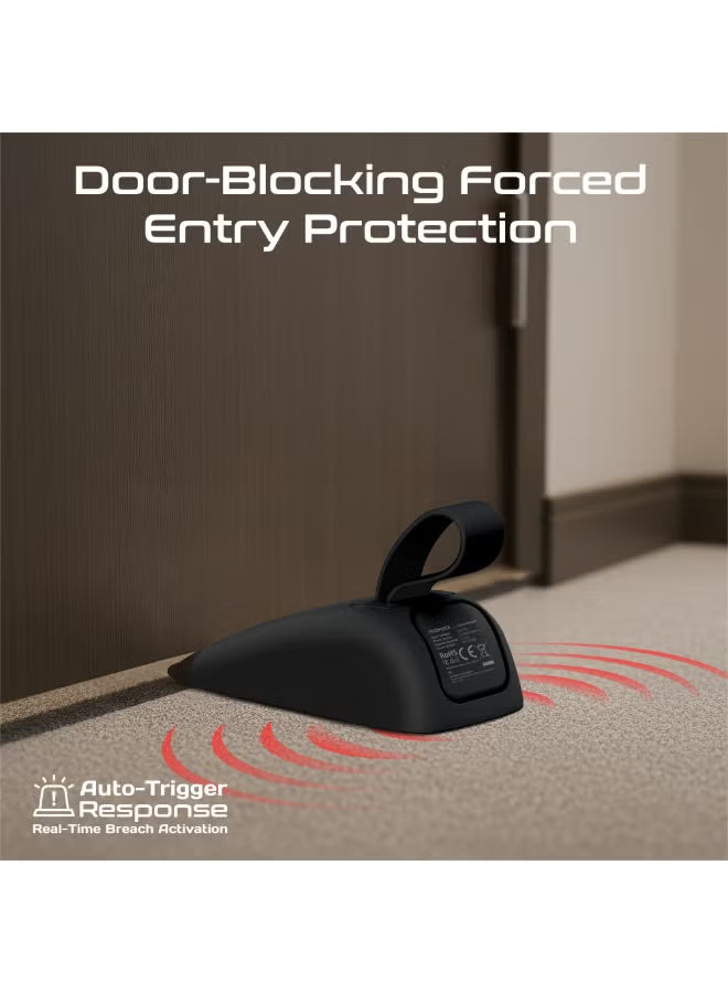 Promate Portable Door Stopper Alarm – Personal Security Door Alarm-Flash Zone Electronics فلاش زون للالكترونيات