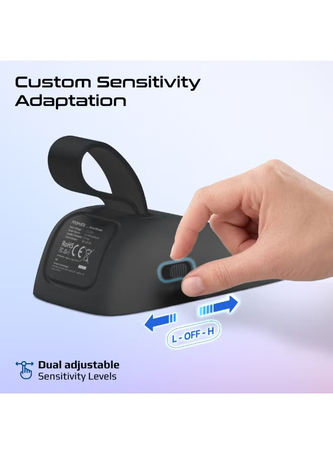 Promate Portable Door Stopper Alarm – Personal Security Door Alarm-Flash Zone Electronics فلاش زون للالكترونيات