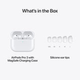 Apple AirPods Pro 3 Wireless Earbuds, Active Noise Cancellation, Live Translation, Heart Rate Sensing, Hearing Aid Feature, Bluetooth Headphones, Spatial Audio, High‑Fidelity Sound, USB‑C Charging