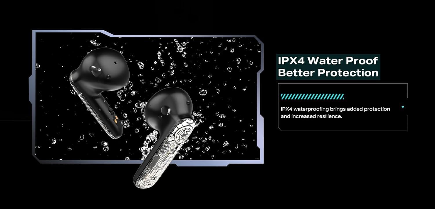 Infinix XBuds 3 GT (XE30) Wireless Earbuds – ENC Noise Cancellation, 28H Battery, Bluetooth 5.3, IPX4 Waterproof-Flash Zone Electronics فلاش زون للالكترونيات