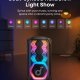 Soundcore Rave 3S 200W AI Karaoke Bluetooth Party Speaker with Dual Wireless Microphones