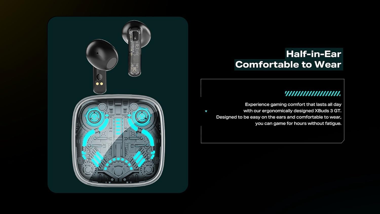 Infinix XBuds 3 GT (XE30) Wireless Earbuds – ENC Noise Cancellation, 28H Battery, Bluetooth 5.3, IPX4 Waterproof-Flash Zone Electronics فلاش زون للالكترونيات