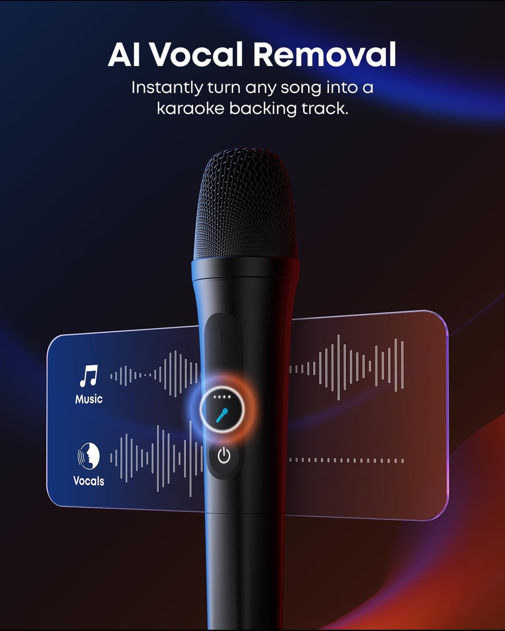 Soundcore Rave 3S 200W AI Karaoke Bluetooth Party Speaker with Dual Wireless Microphones-Flash Zone Electronics فلاش زون للالكترونيات