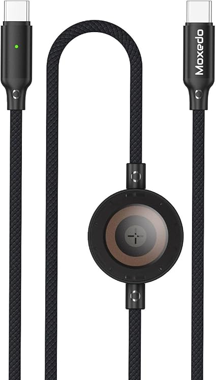 Moxedo 2-in-1 Charging Cable with Watch Wireless Charger & USB-C Cable-Flash Zone Electronics فلاش زون للالكترونيات
