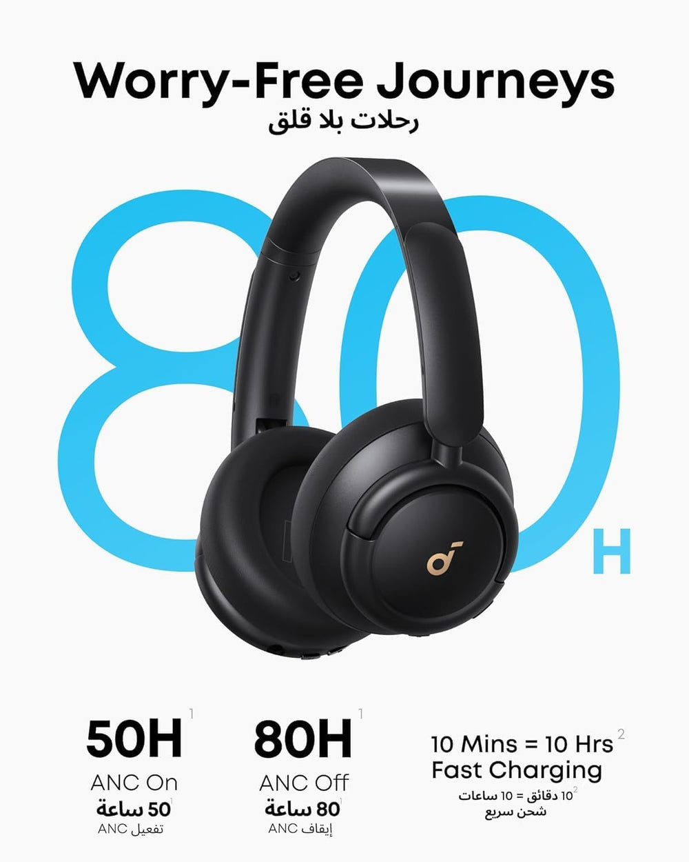 Soundcore Life Q30 Hybrid ANC Headphones-Flash Zone Electronics فلاش زون للالكترونيات