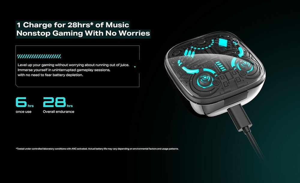 Infinix XBuds 3 GT (XE30) Wireless Earbuds – ENC Noise Cancellation, 28H Battery, Bluetooth 5.3, IPX4 Waterproof-Flash Zone Electronics فلاش زون للالكترونيات