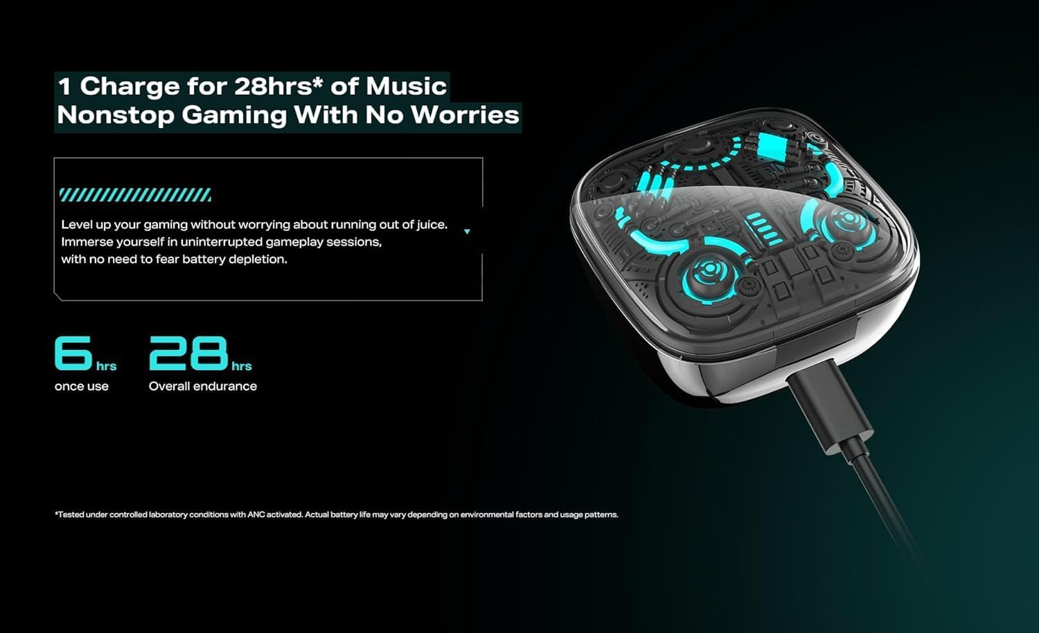 Infinix XBuds 3 GT (XE30) Wireless Earbuds – ENC Noise Cancellation, 28H Battery, Bluetooth 5.3, IPX4 Waterproof-Flash Zone Electronics فلاش زون للالكترونيات