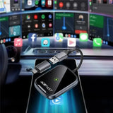 ACEFAST Wireless CarPlay & Android Auto Adapter with USB-A to USB-C Converter | Plug & Play Wireless Car Adapter for Cars with Wired CarPlay-Flash Zone Electronics فلاش زون للالكترونيات